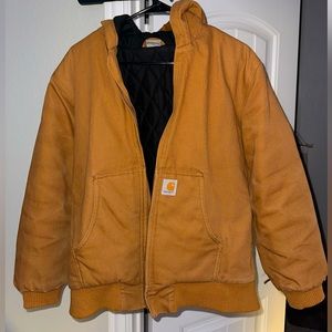 Men’s Carharrt Jacket Heavy Duty Insulated Size Large In Amazing Condition